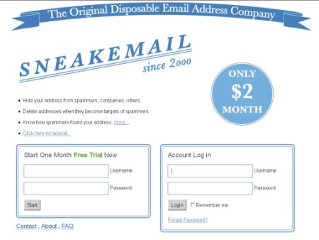 Sneakemail